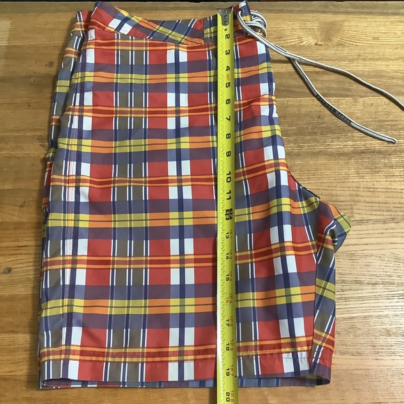 Roots Canada Plaid Swim Trunks Board Shorts Size XL - Picture 5 of 6